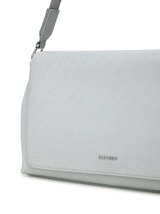 Calvin Klein Дамска чанта Calvin Klein Ck Must Satchel_Mono K60K613181 Сив