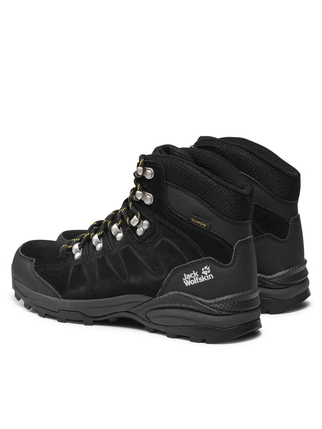 Jack Wolfskin Trekkingschuhe Jack Wolfskin Refugio Texapore Mid M 4049841 Schwarz