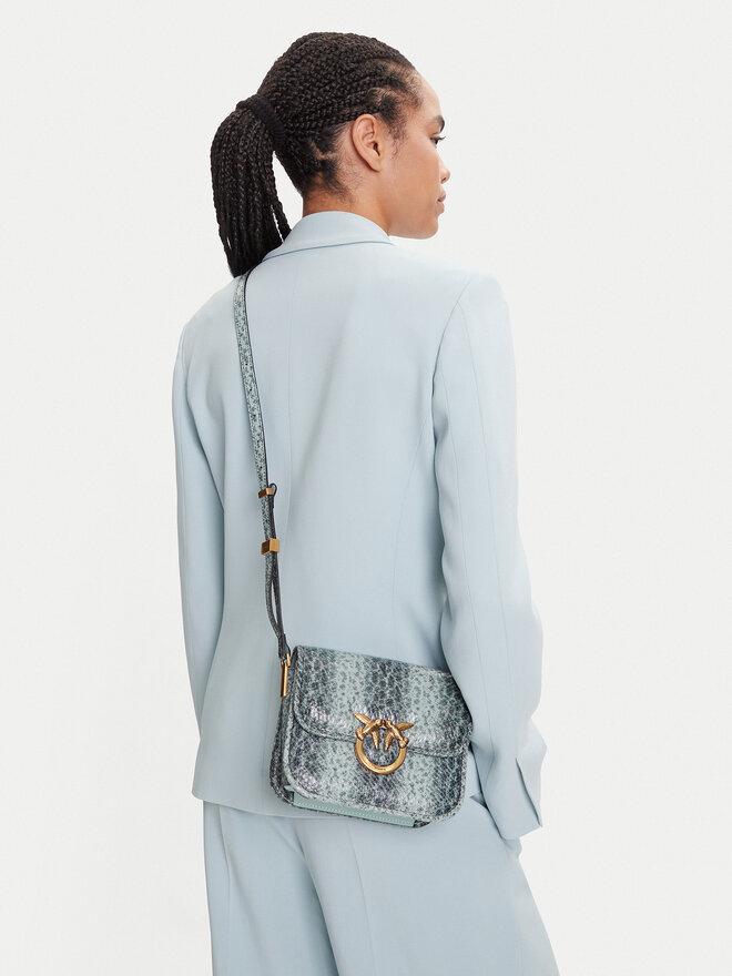 PINKO Rankinė PINKO Love Box Bag Fl Mini PE 25 PLTT 104297 A2CH Žalia