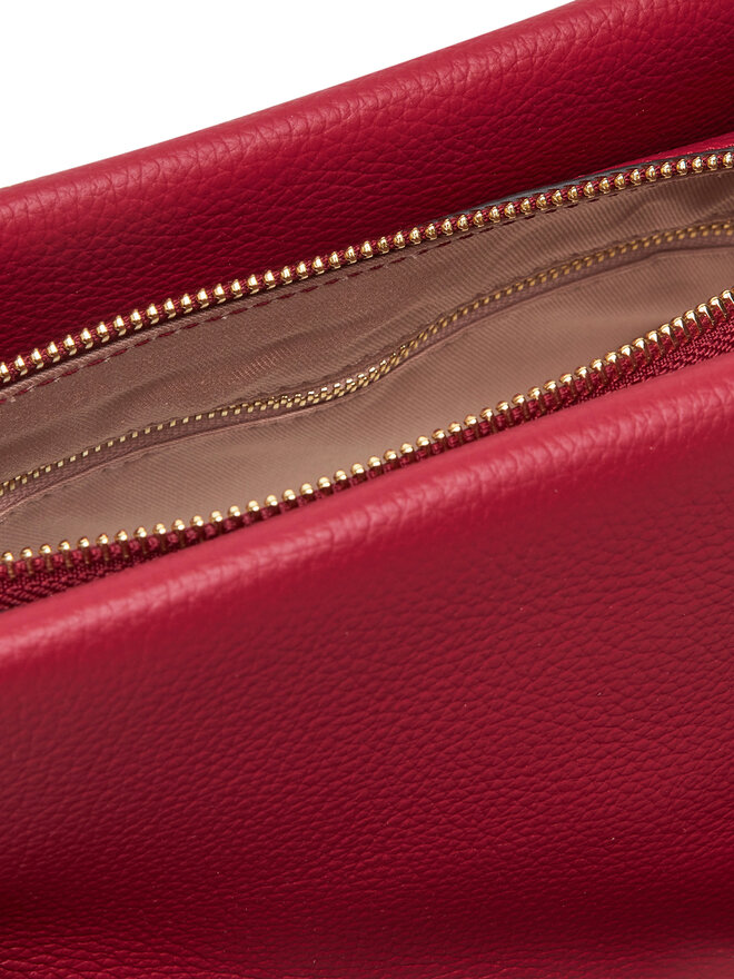 Coccinelle Handtasche Coccinelle M50 Boheme Grana Double E1 M50 58 01 01 Dunkelrot