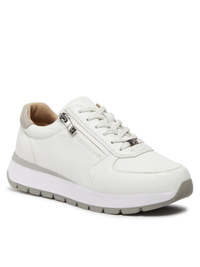 CAPRICE Sneaker Donna 9-23705-43 | Scarpe Ginnastica Basse In Pelle, Tecnologia AIRMOTION, Comfort E Leggerezza Per Piedi Normali (Larghezza G)