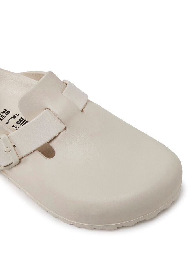 Pantoletten Birkenstock Boston Eva 1027382 Écru | eschuhe.de