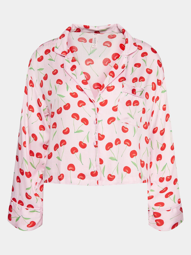 Hunkemöller Hunkemöller Camiseta de pijama 205059 Rosa Relaxed Fit