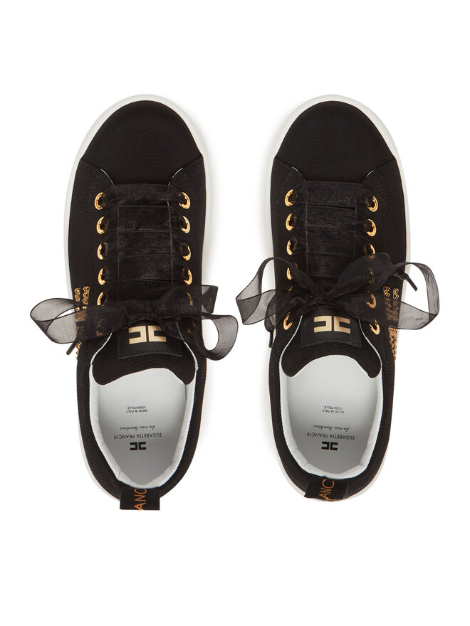 Elisabetta Franchi Sneakersy Elisabetta Franchi F4-A9E-0241 Černá