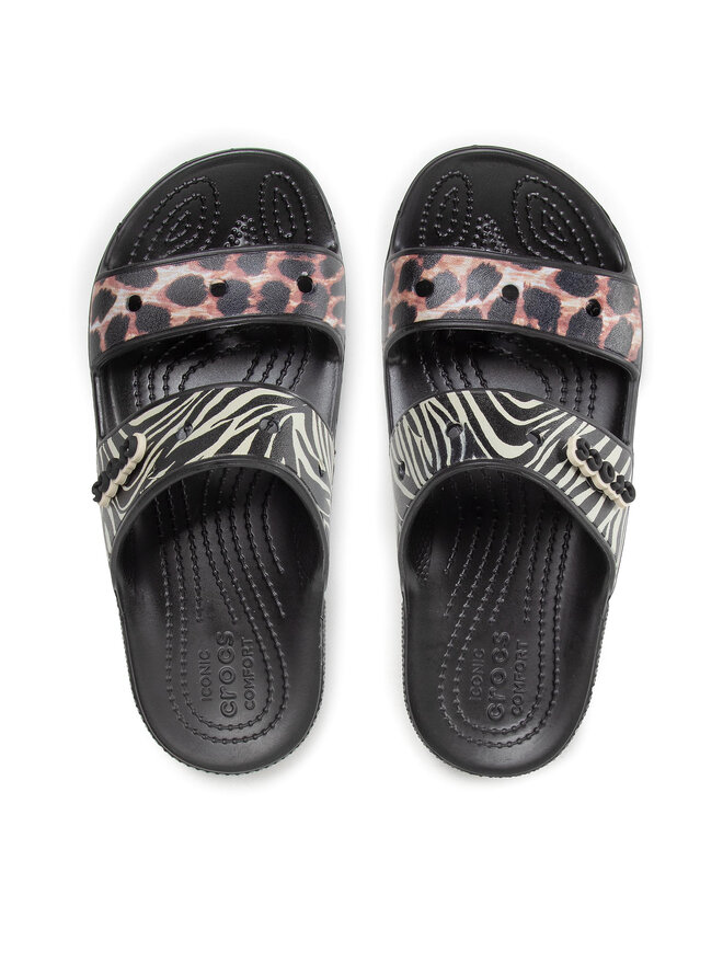 Crocs Pantoletten Crocs Classic Crocs Animal Remix Sandal 207847 Bunt