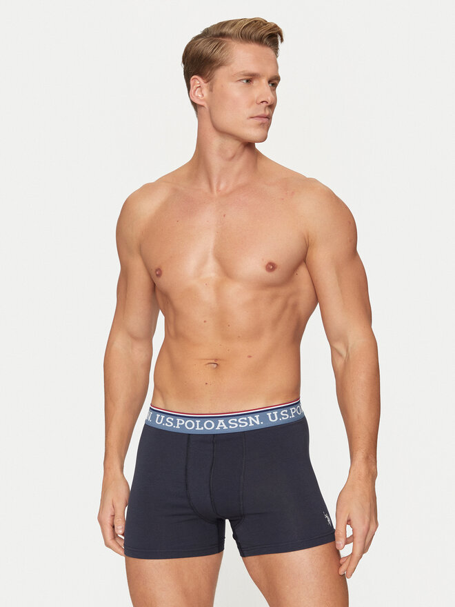U.S. Polo Assn. U.S. Polo Assn. Σετ μποξεράκια 3 τμχ MUP4078 Σκούρο μπλε