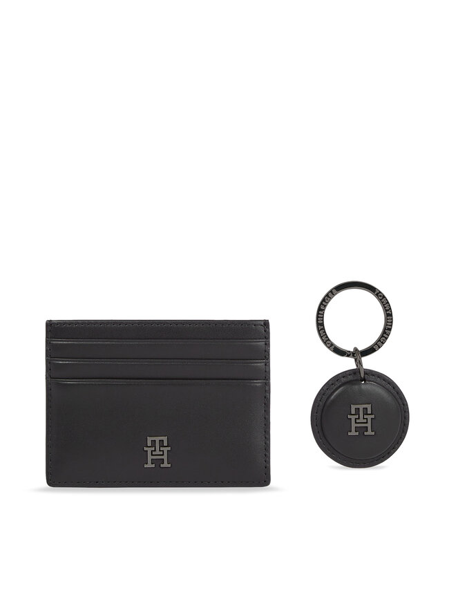 Tommy Hilfiger Kartenetui und Schlüsselanhänger Set Tommy Hilfiger Gp Imd Cc Holder And Key Fob AM0AM11633 Schwarz