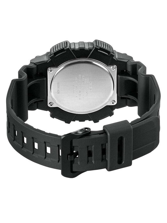 Casio Zegarek Casio Solar AQ-S810W-1AVEF Czarny