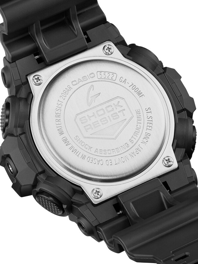 G-Shock Ceas G-Shock Multi-Fluorescent Accents GA-700MF-1AER Negru