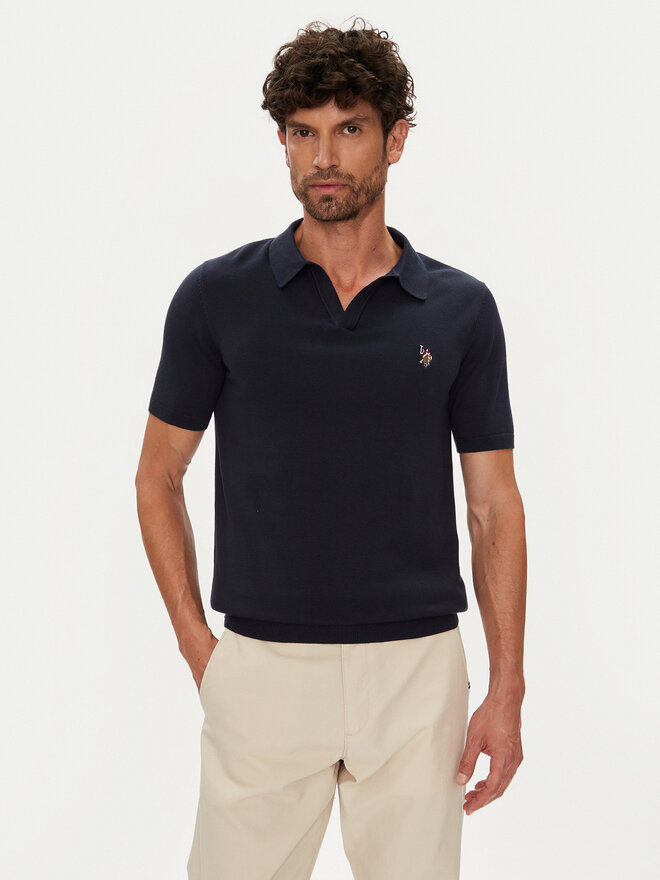 U.S. Polo Assn. U.S. Polo Assn. Поло MUP3554 Cиній Slim Fit