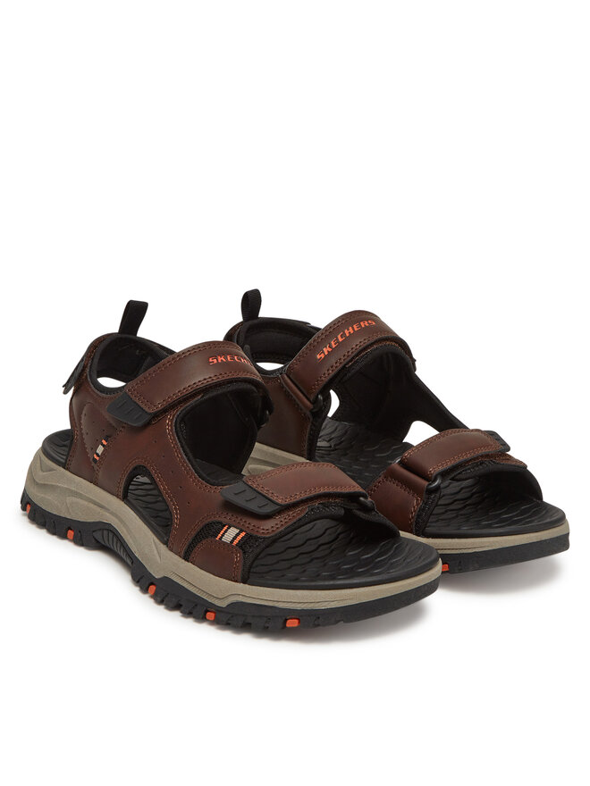 Skechers Sandali Skechers Prewitt-Rigdon 205139/BRBK Rjava