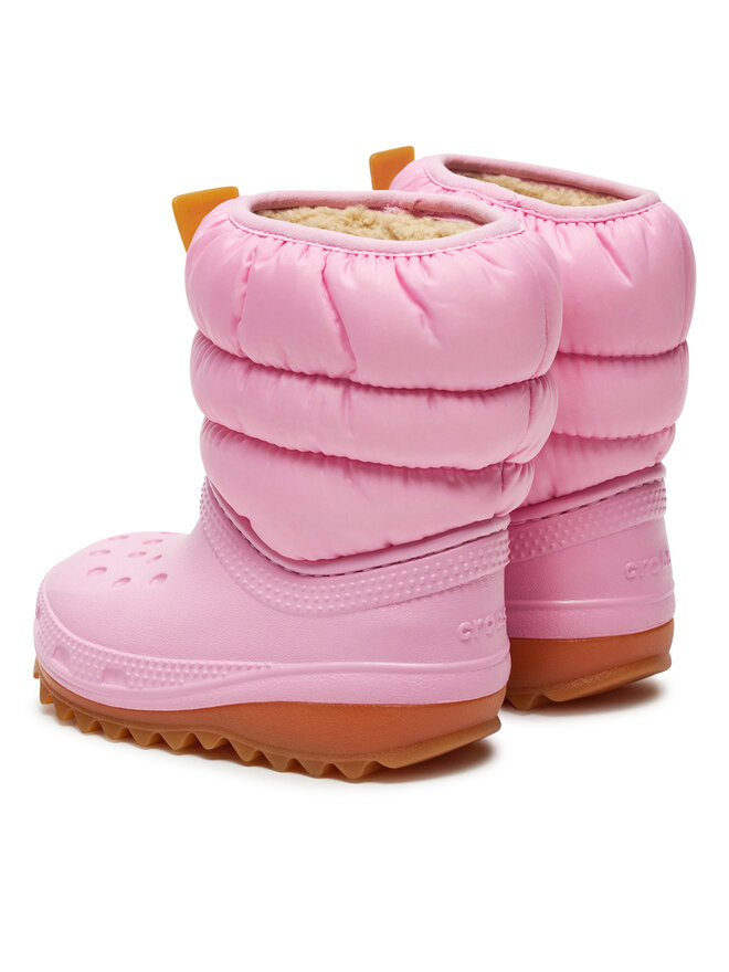 Crocs Schneeschuhe Crocs Classic Neo Puff Boot T 207683 Rosa