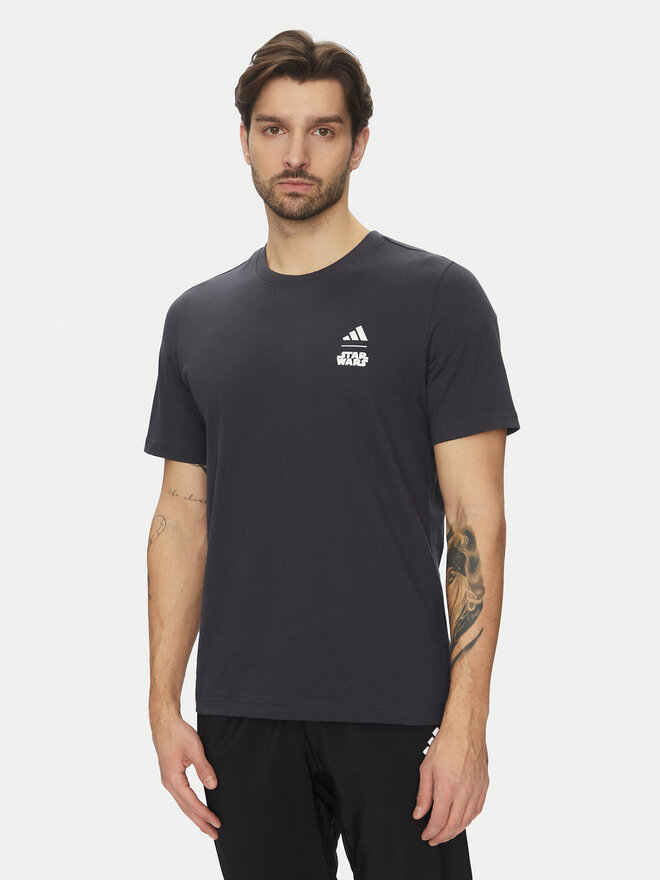 adidas adidas Póló Star Wars The Mandalorian™ JI5716 Szürke Regular Fit