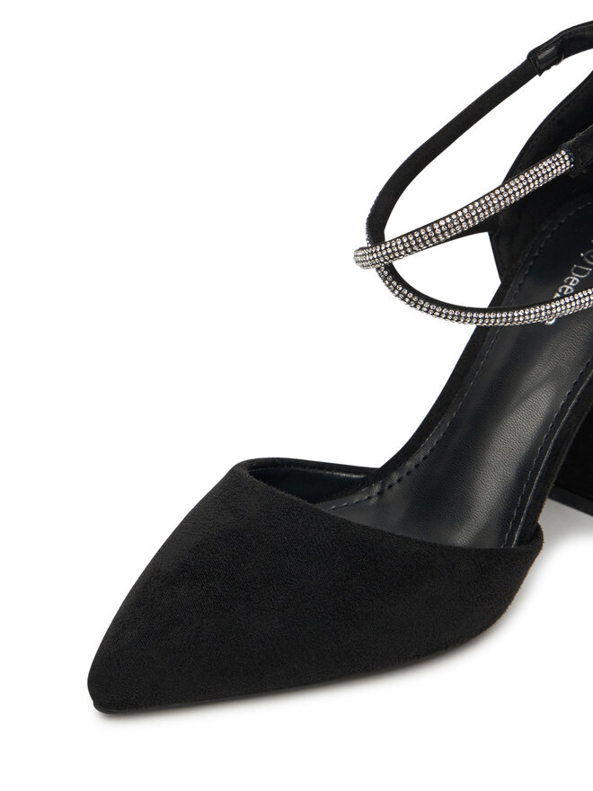 DeeZee Czółenka DeeZee BG-88416-1 Czarny