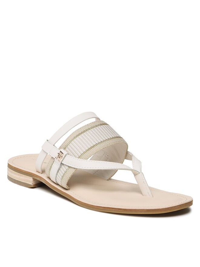 Tommy Hilfiger Žabky Tommy Hilfiger Th Webbing Mule Sandal FW0FW07275 Bílá