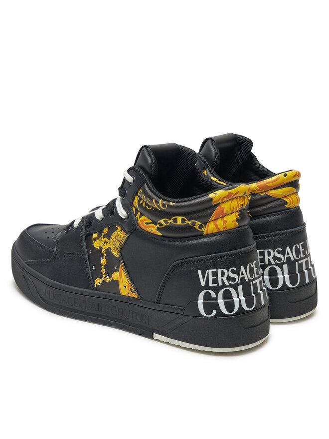 Versace Jeans Couture Sneakersy Versace Jeans Couture 77YA3SJ7 Čierna