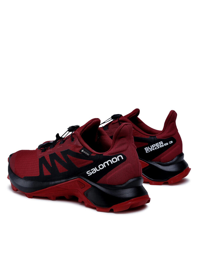 Salomon Zapatillas de running Salomon Supercross 3 Gtx GORE-TEX 416072 27 W0 Guinda/burdeos