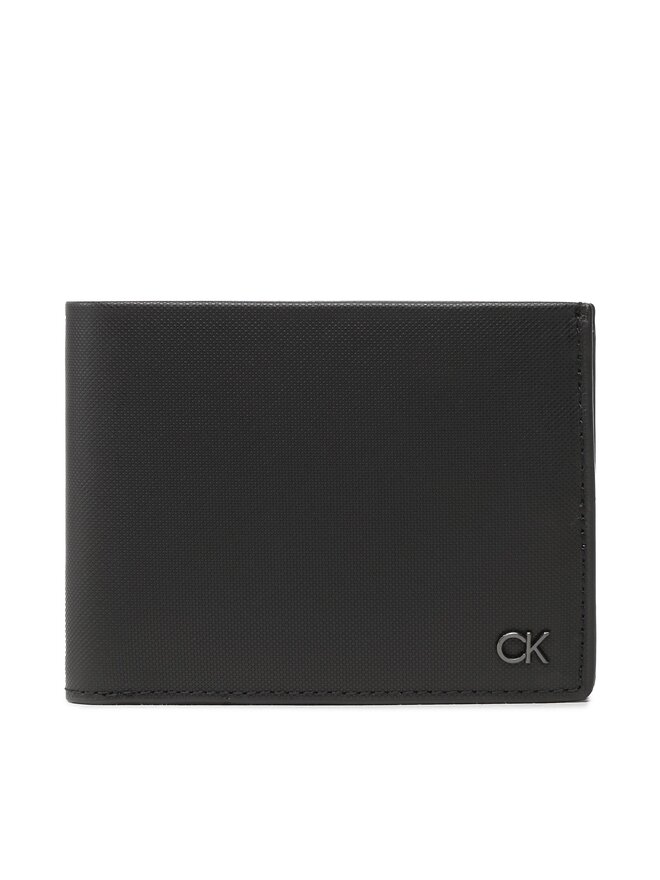 Calvin Klein Geldbörse Calvin Klein Ck Clean pq Trifold 10Cc W/Coin K50K510295 Schwarz