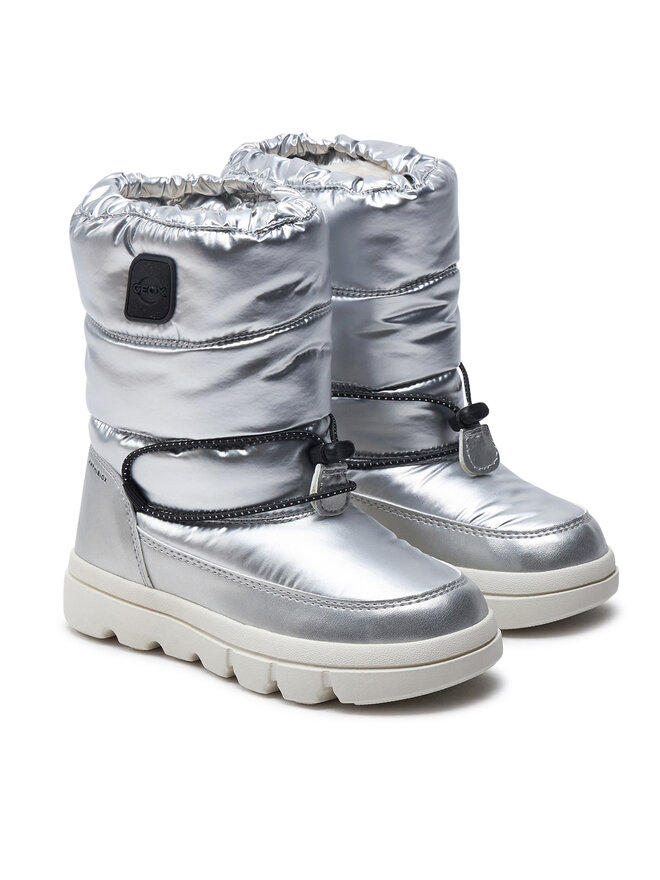 Geox Зимни обувки Geox J46HWB 0LVNF C1007 S Сив
