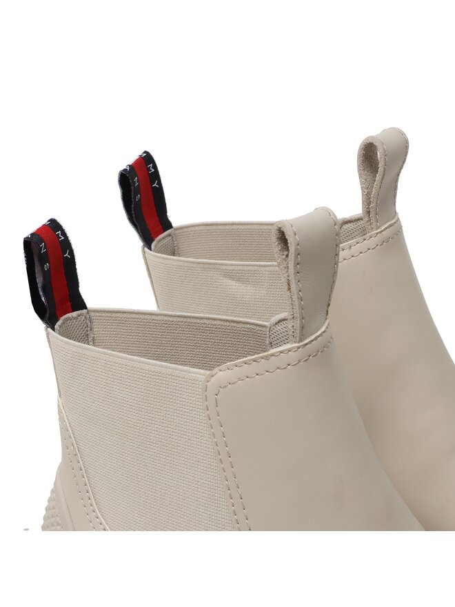 Tommy Jeans Bokacsizma Tommy Jeans Rubber Rain EN0EN02234 Ekru