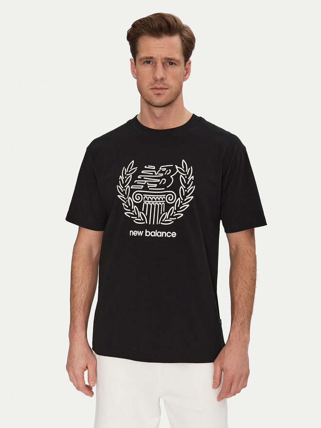 New Balance New Balance Camiseta MT51974 Negro Relaxed Fit