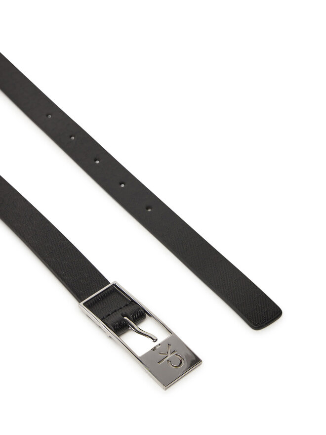 Calvin Klein Pasek Damski Calvin Klein Ck Cut Square Buckle 2.0_Mono K60K613243 Czarny