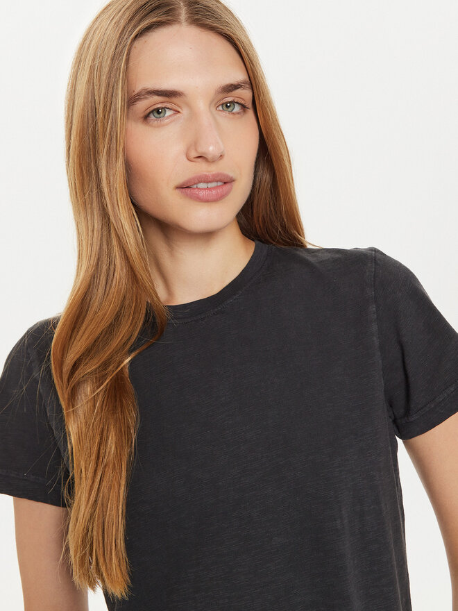 Lee Lee T-Shirt Perfect 112355164 Μαύρο Regular Fit