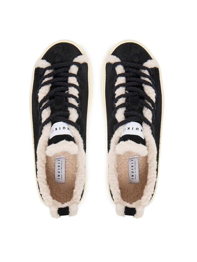 Inuikii Αθλητικά Inuikii Shearling Low 1001.001.0242 Μαύρο