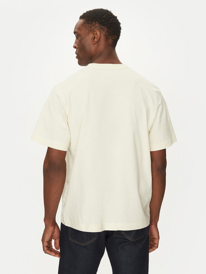 Jack&Jones Jack&Jones Marškinėliai Islington 12273019 Écru Loose Fit