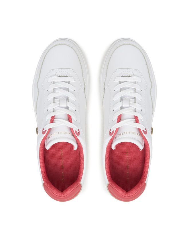 Tommy Hilfiger Sneakers Tommy Hilfiger Essential Elevated Court Sneaker FW0FW08680 Weiß