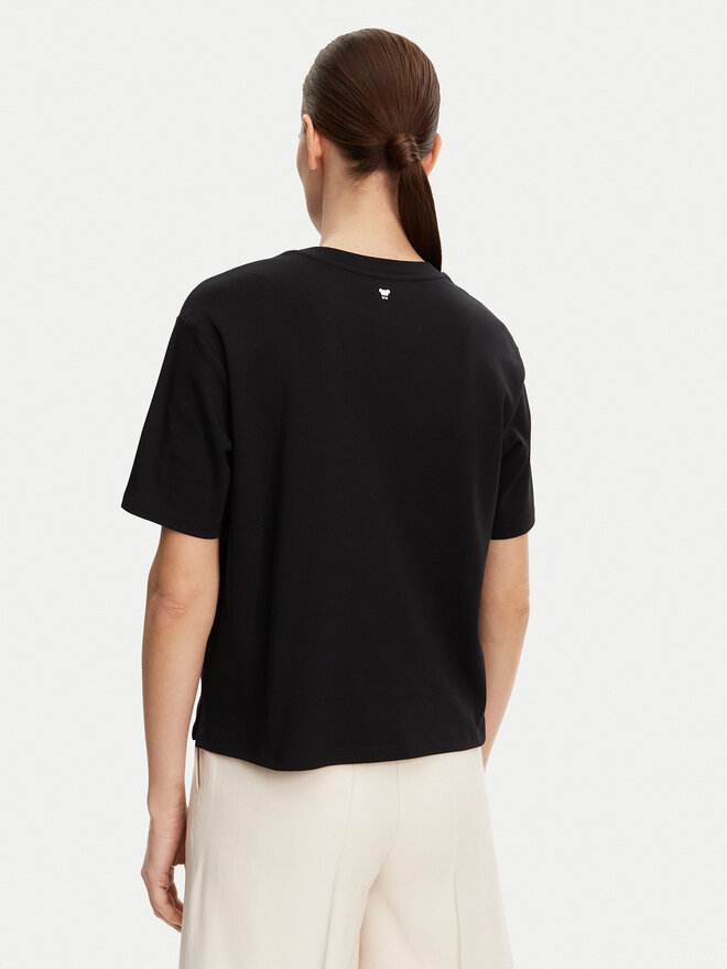 Weekend Max Mara Weekend Max Mara T-Shirt Lecco 2515941052 Μαύρο Boxy Fit