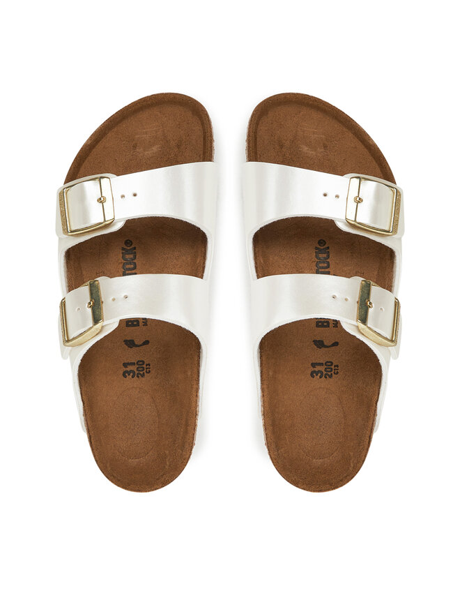 Birkenstock Шльопанці Birkenstock Arizona Kids 1029456 S Білий