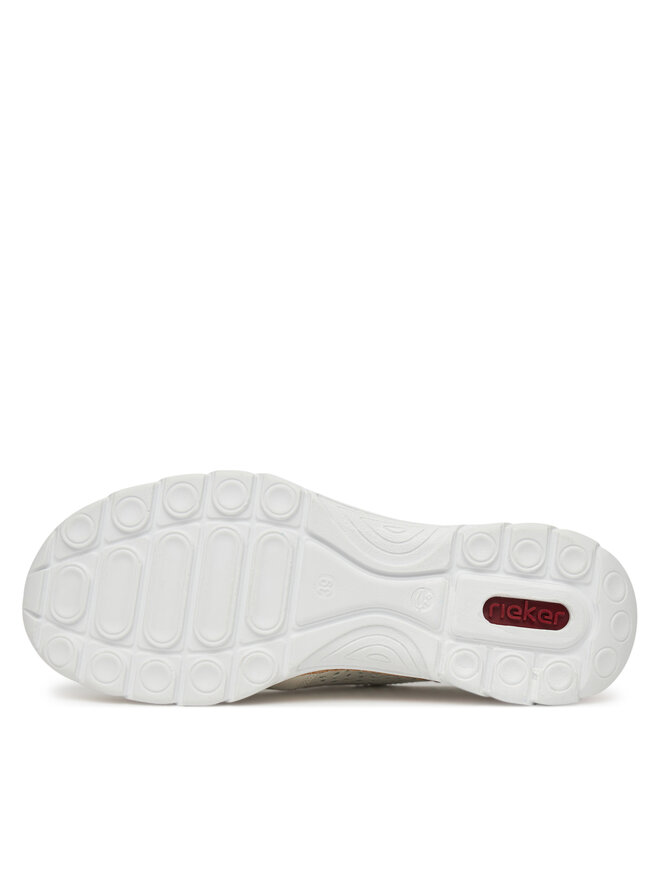 Rieker Pantofi Rieker N4251-80 Alb