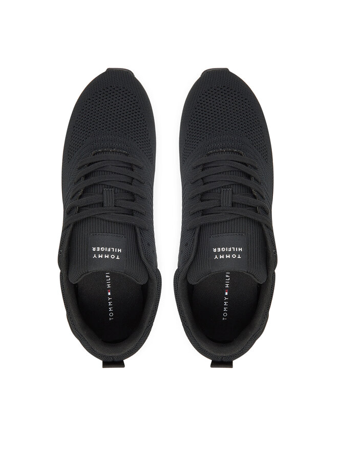 Tommy Hilfiger Sneakers Tommy Hilfiger New Runner Eva Corpo Knit FM0FM05648 Schwarz