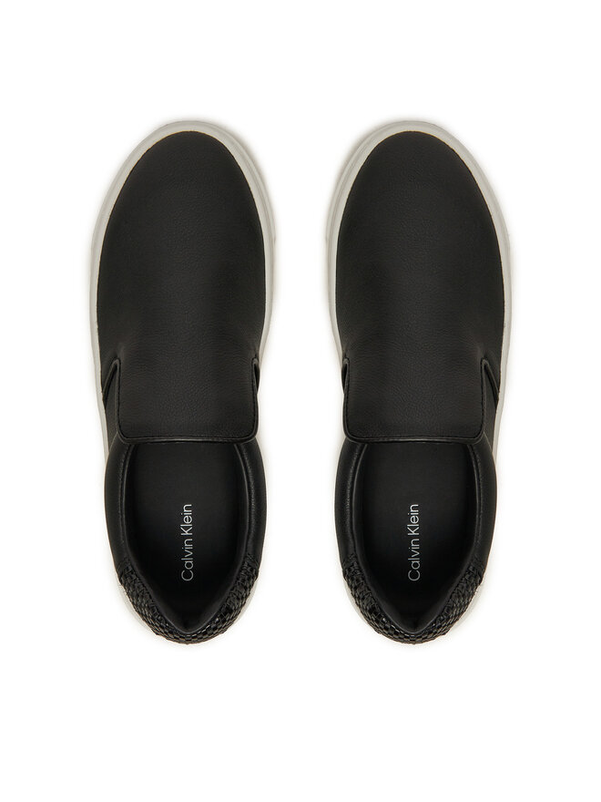 Calvin Klein Sneakersy Calvin Klein Cupsole Slip On HW0HW02297 Czarny