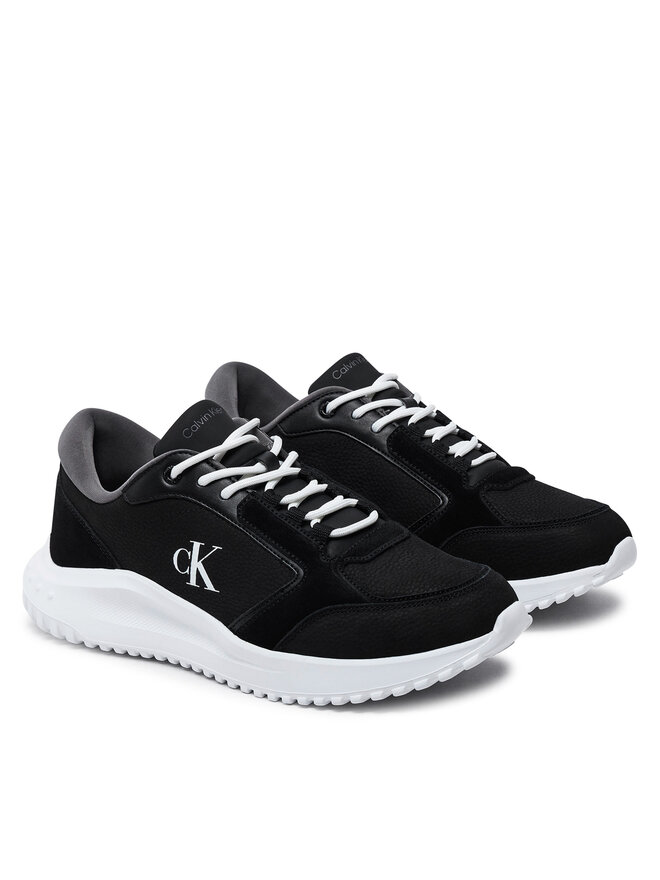 Calvin Klein Jeans Αθλητικά Calvin Klein Jeans Eva Runner Low Mg Wmm YM0YM01145 Μαύρο