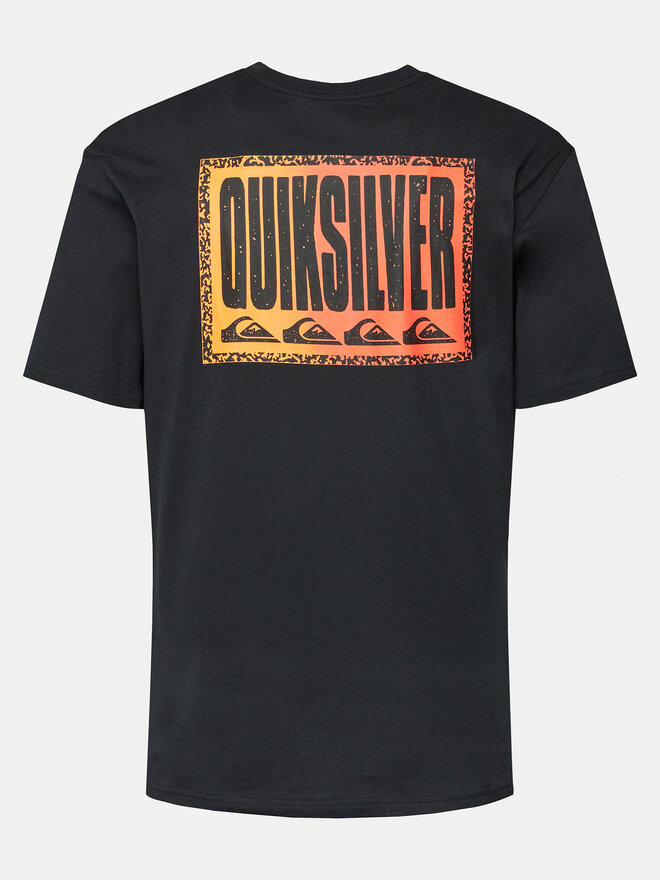 Quiksilver Quiksilver Marškinėliai Long Fade EQYZT07670 Juoda Regular Fit
