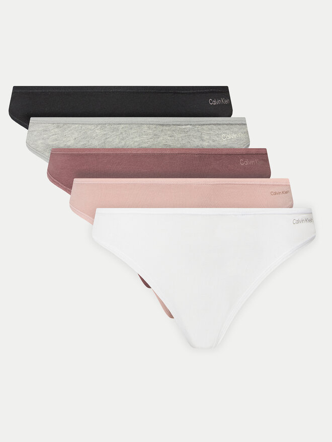 Calvin Klein Underwear Calvin Klein Underwear 5 tanga szett Thong 5Pk 000QD5250E Színes