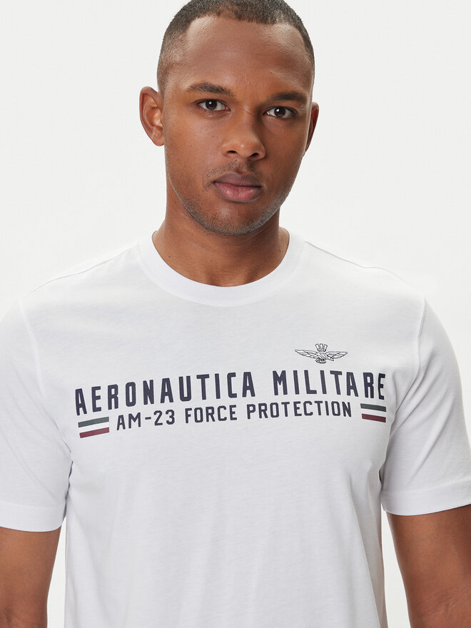 Aeronautica Militare Aeronautica Militare Camiseta 252TS1942UJ00538 Blanco Regular Fit