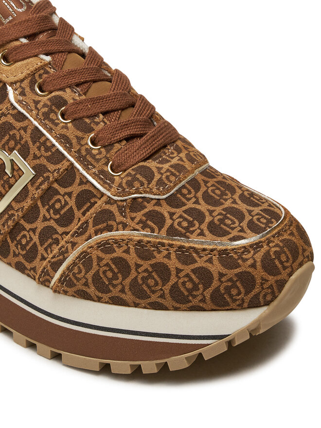 Liu Jo Sneakersy Liu Jo Maxi Wonder 71 BF4003 PX195 Hnědá