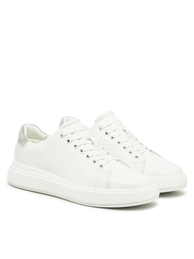 Calvin Klein Sneakersy Calvin Klein Cupsole Lace Up - Suede Bt HW0HW02404 Biały