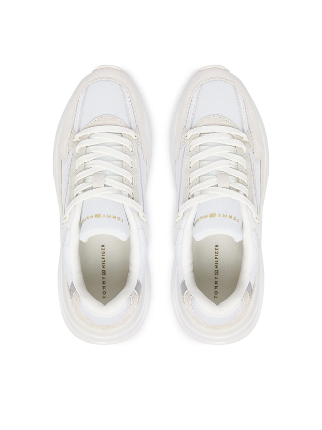 Tommy Hilfiger Sneakers Tommy Hilfiger Th Sporty Chic Runner FW0FW09187 Weiß