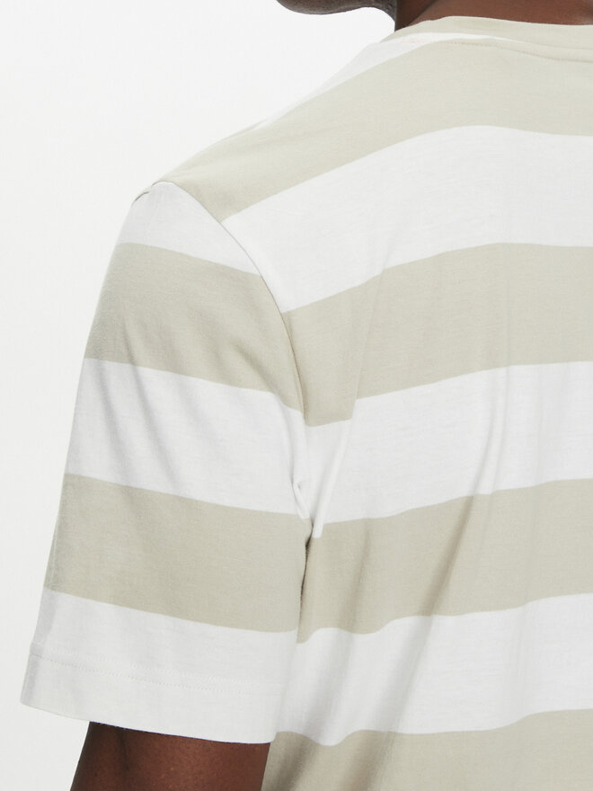 BOSS BOSS Футболка TalesStripe 50499334 Бежевий Relaxed Fit