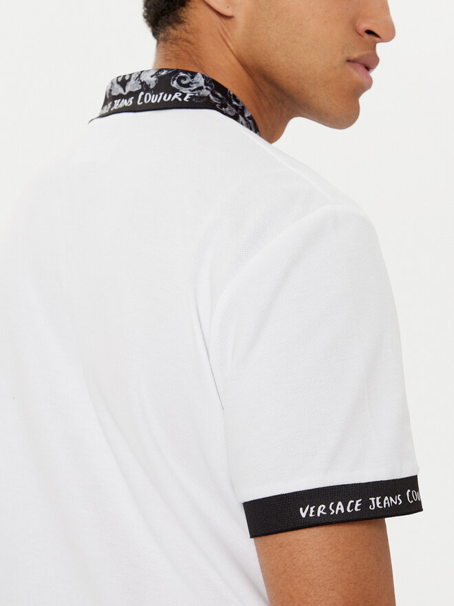 Versace Jeans Couture Versace Jeans Couture Polo 78GAGT04 Blanco Regular Fit
