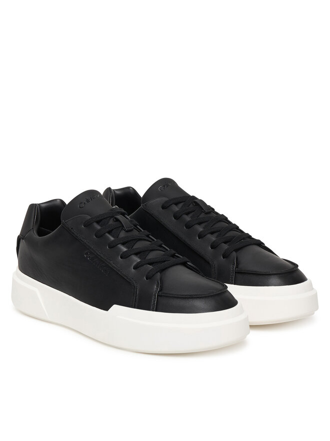 Calvin Klein Αθλητικά Calvin Klein Chunky Cupsole Lace Up Lth Pinch YM0YM01454 Μαύρο