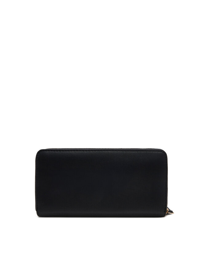 Tommy Hilfiger Große Damen Geldbörse Tommy Hilfiger Th Logotape Lrg Za AW0AW17266 Schwarz
