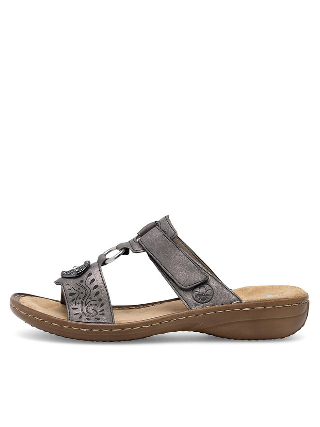 Rieker Pantoletten Rieker 608K1-45 Grau