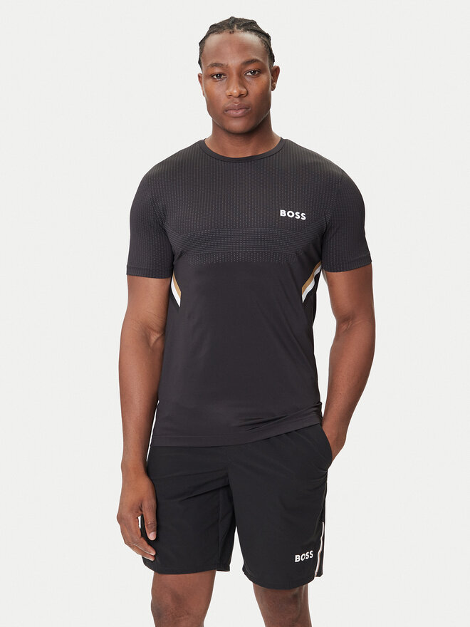 BOSS BOSS Camiseta Tech TOC 50543329 Negro Slim Fit