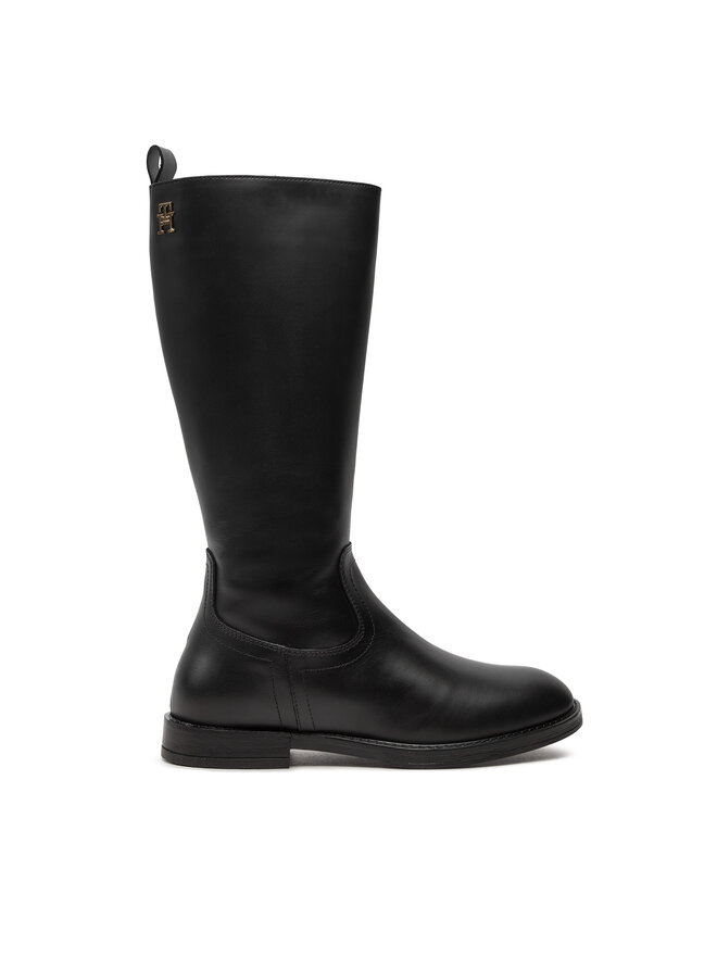 Tommy Hilfiger Ботуши Tommy Hilfiger T4A6-33591-0092999 S Черен