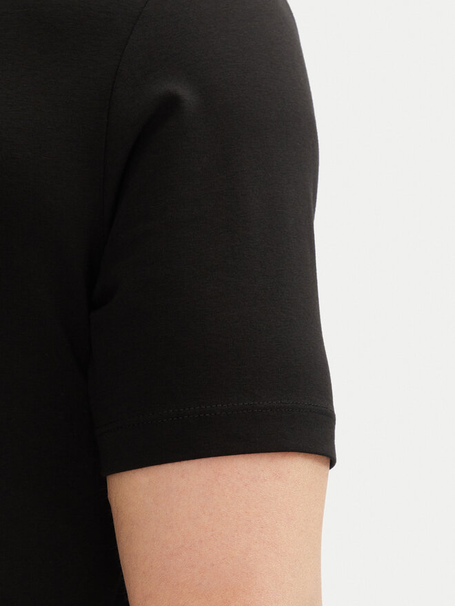 KARL LAGERFELD KARL LAGERFELD Póló 755404 552235 Fekete Regular Fit